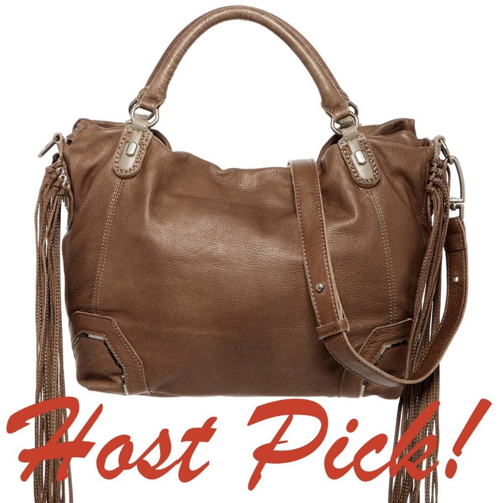 Liebeskind Berlin NEW Handbag Fringe Satchel Shoulder Tote Bag Leather 🎉HP🎉